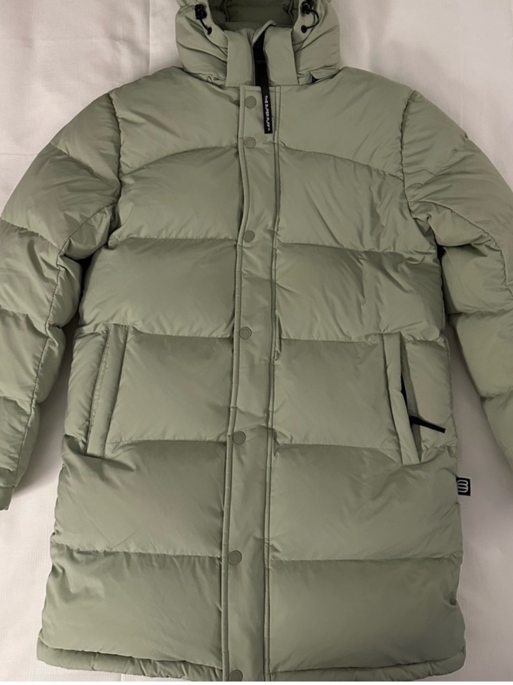 Aritzia Super Puff Silent Storm Green